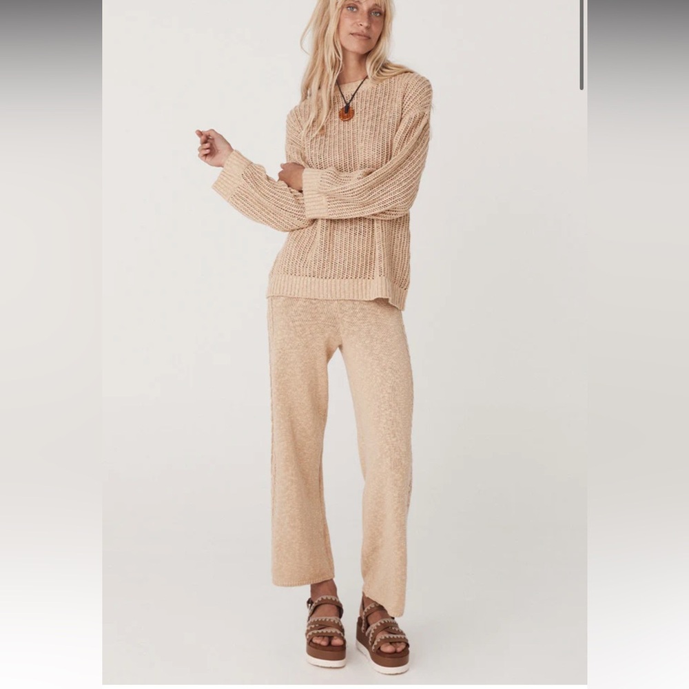 Spell Tan Knit Pants - Picture 2 of 5